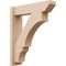 Ekena Millwork 5 1/2-in W x 20-in D x 24-in H Balboa Slat Rough Cedar Woodgrain TimberThane Outlooker, Primed Tan OUTUR055X20X24BOA24RCPR - alternate 1